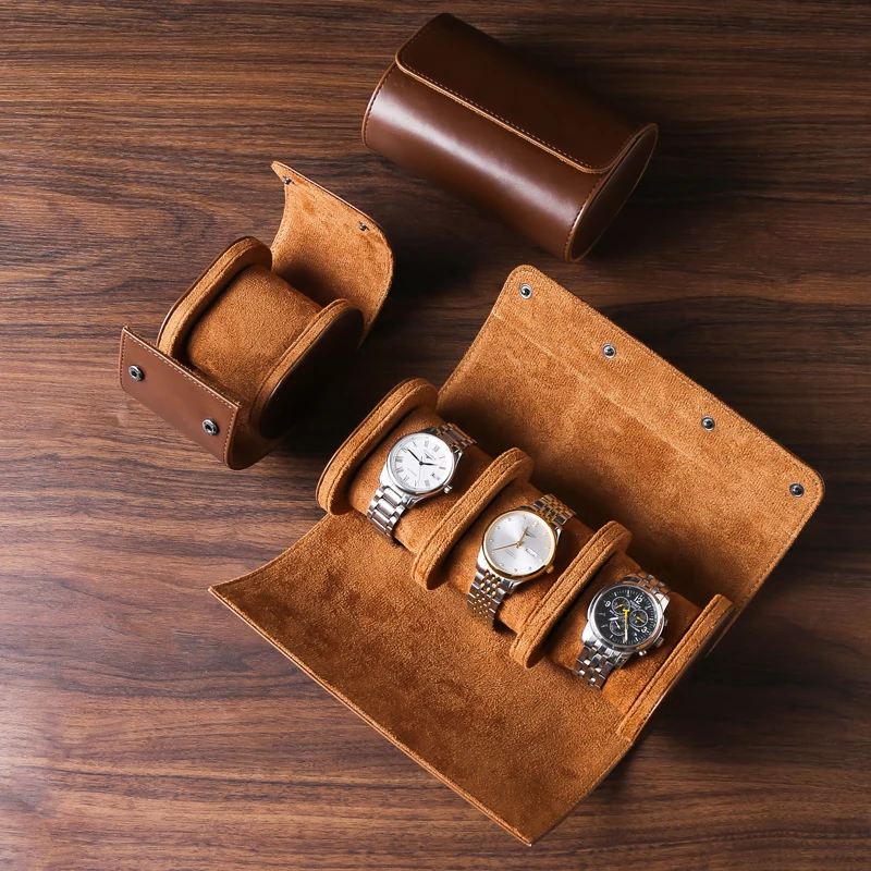 Embers Leather Watch Roll 1 2  - огляд і ціна Luxury Watch Travel Case