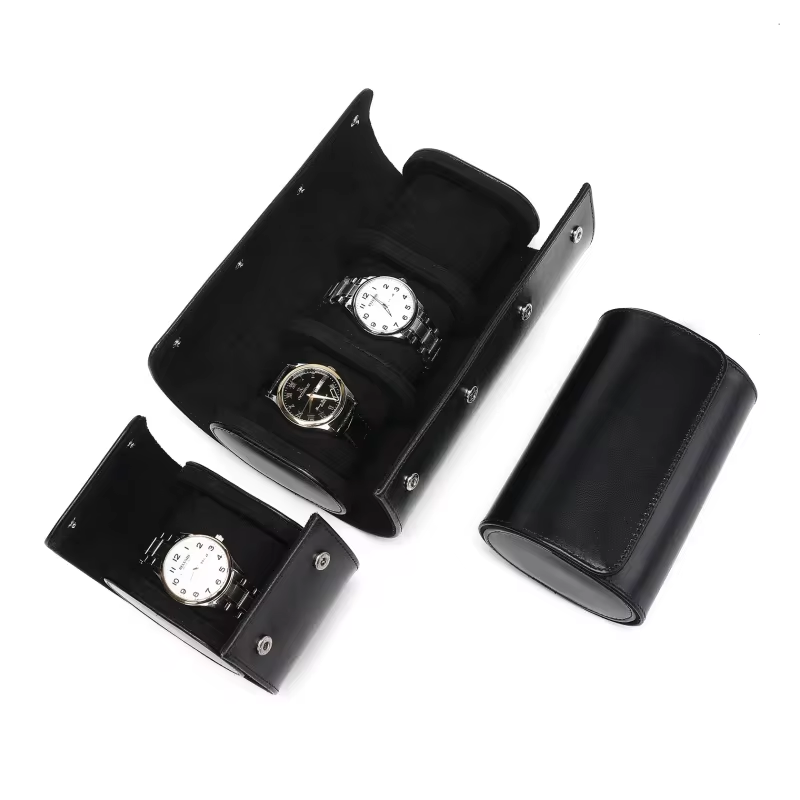 Embers Leather Watch Roll 1 2  - огляд і ціна Luxury Watch Travel Case
