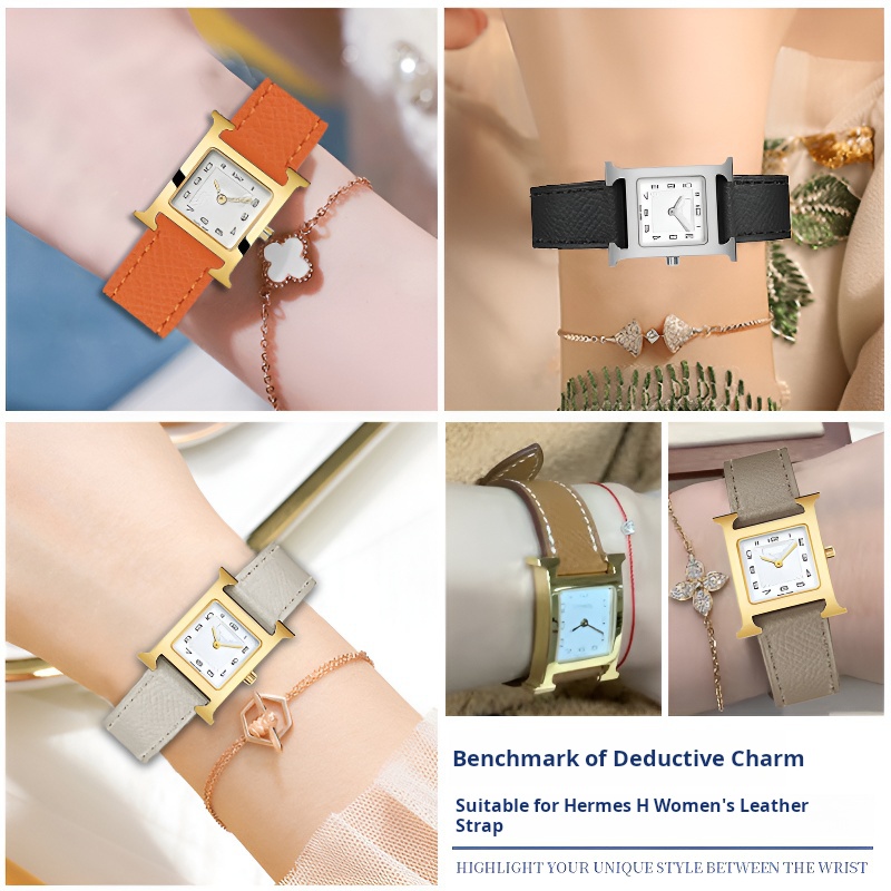For Hermes H Genuine Leather W - огляд і ціна Luxury Watch Hermes