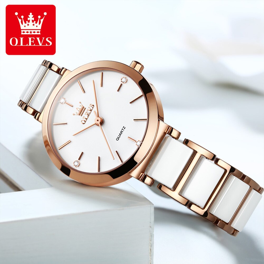 OLEVS Fashion Women Watches Re - огляд і ціна Luxury Watch Logo